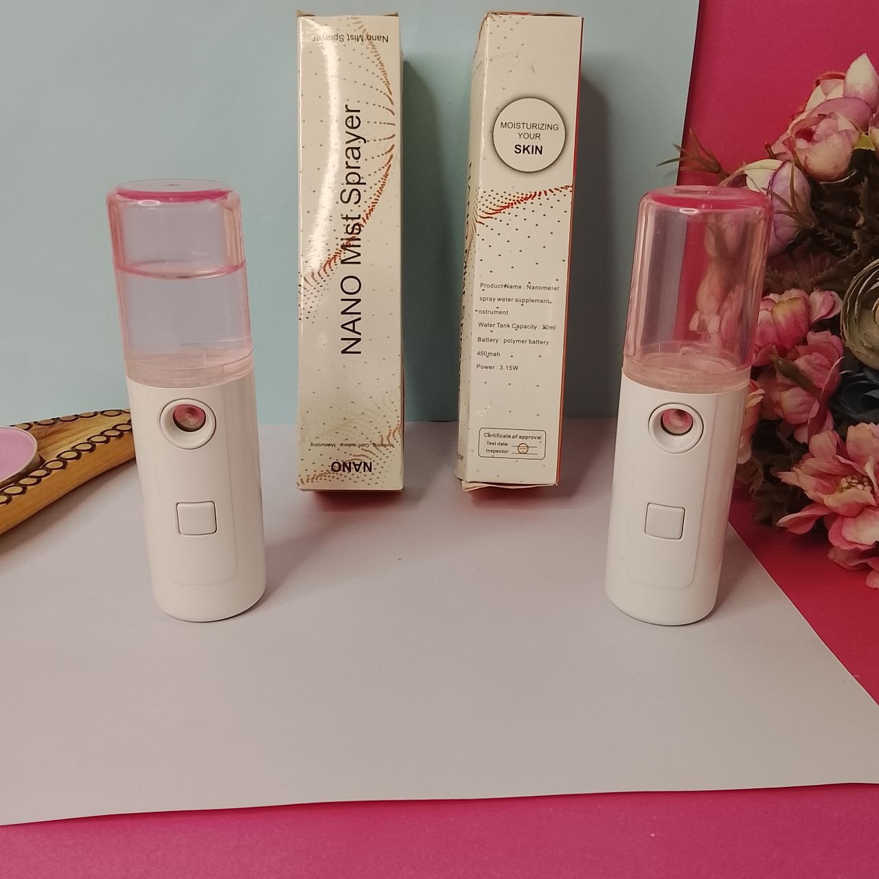 دستگاه بوخور سرد nano mist sprayer شارژی برای روتین پوست و داشتن خواب راحت
