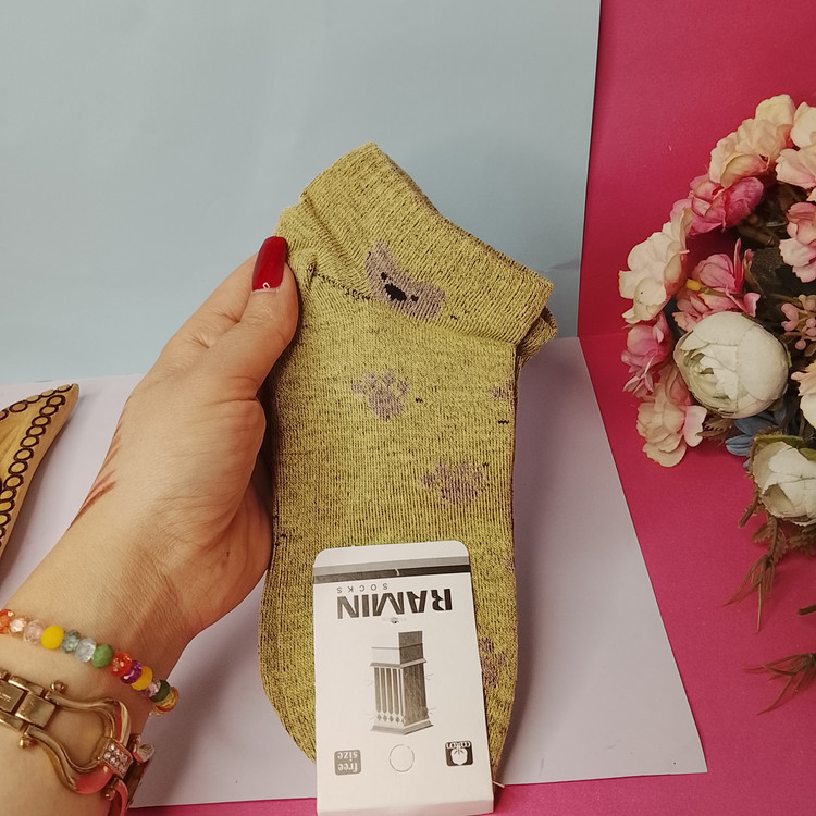 جوراب مچی فانتزی طرح تدی Ramin مناسب برای استفاده روزانه و ورزش و کار