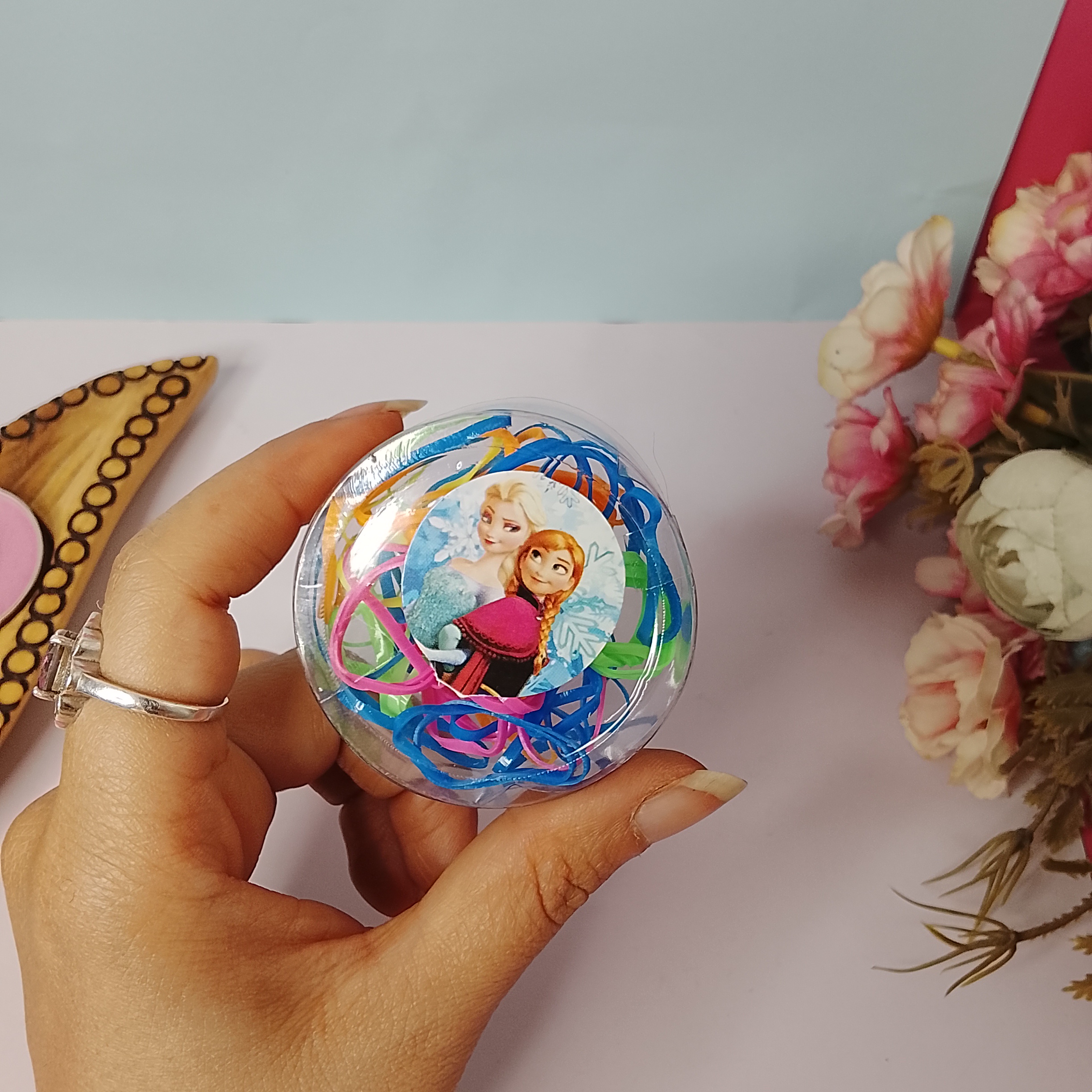کش چل گیس رنگی دخترانه برای استایل قشنگ موها